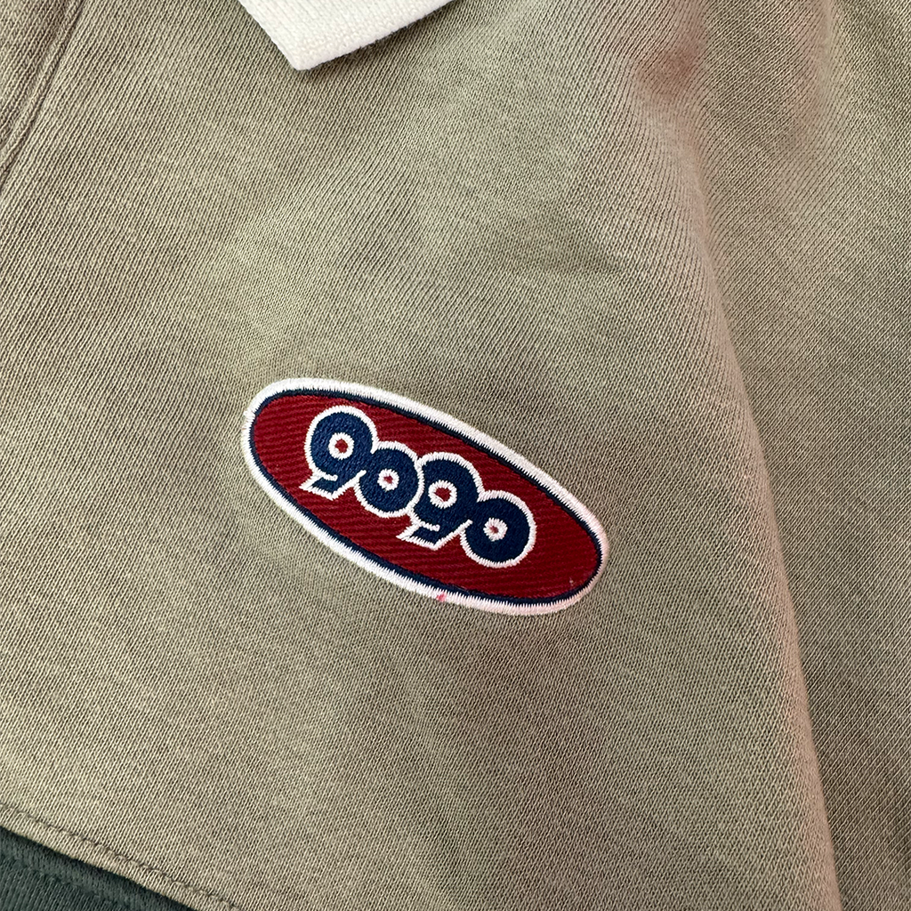 9090 Green Heavy S/S Polo (M)