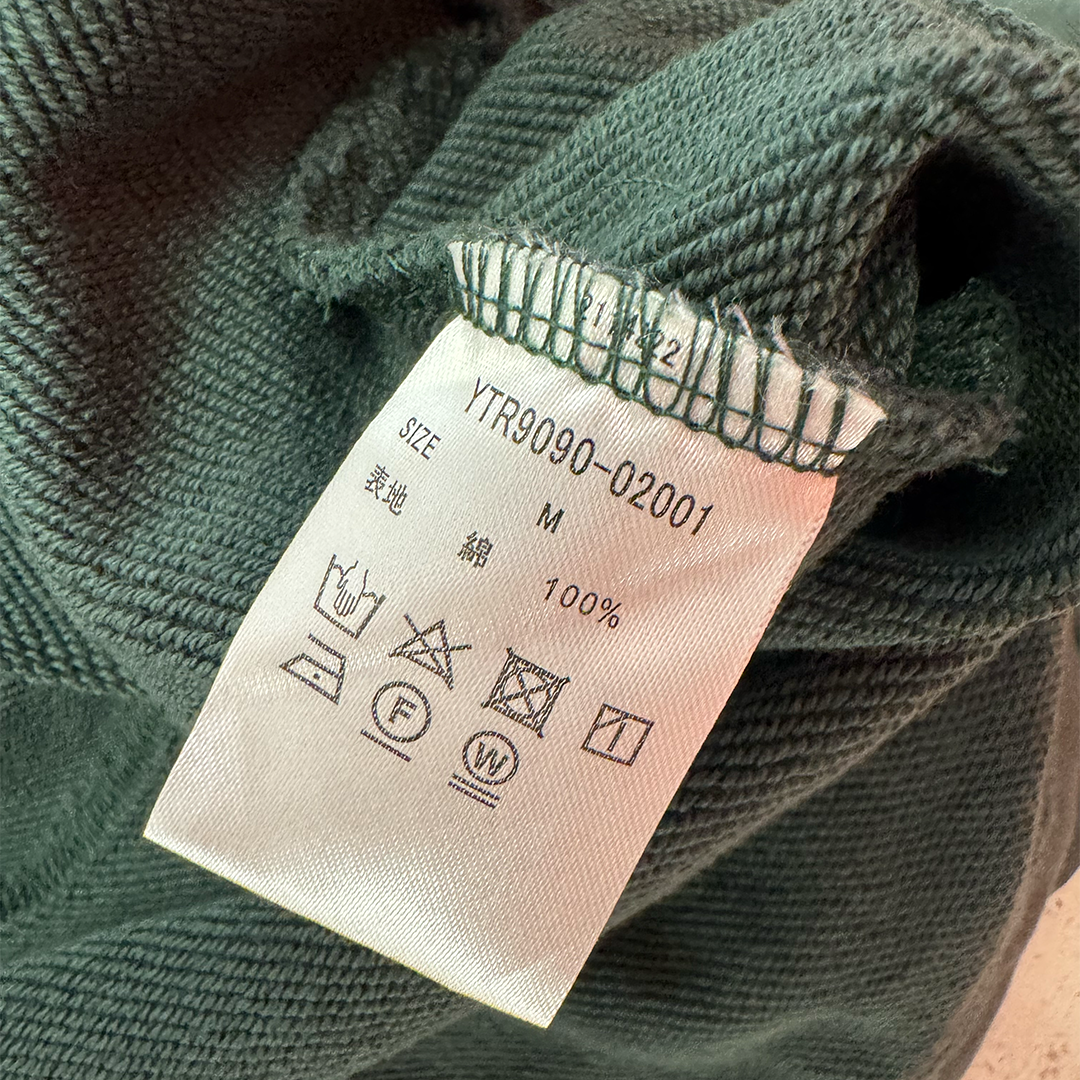 9090 Green Heavy S/S Polo (M)