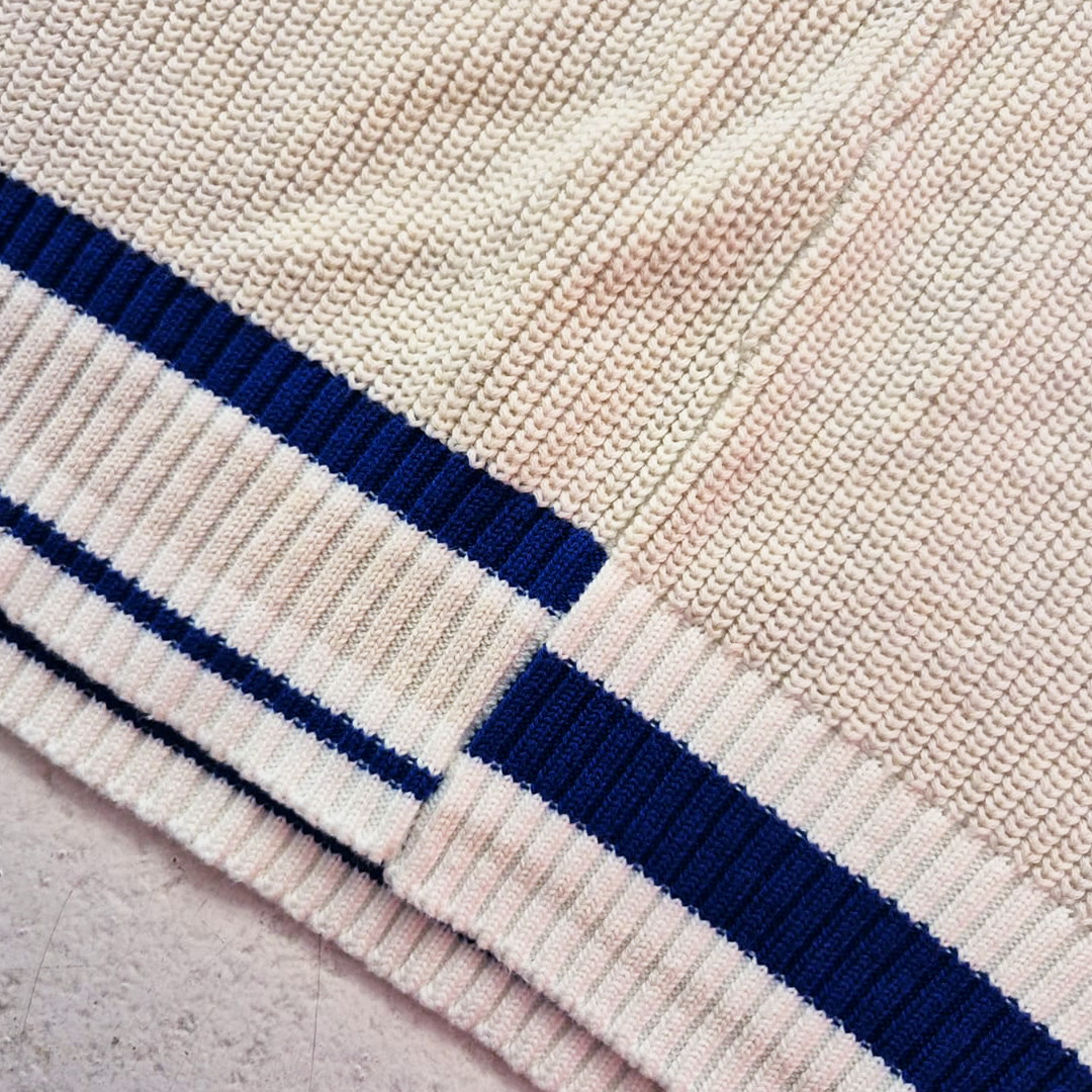 9090 Knit Vest V-Neck Sweater Cotton Vest (L)