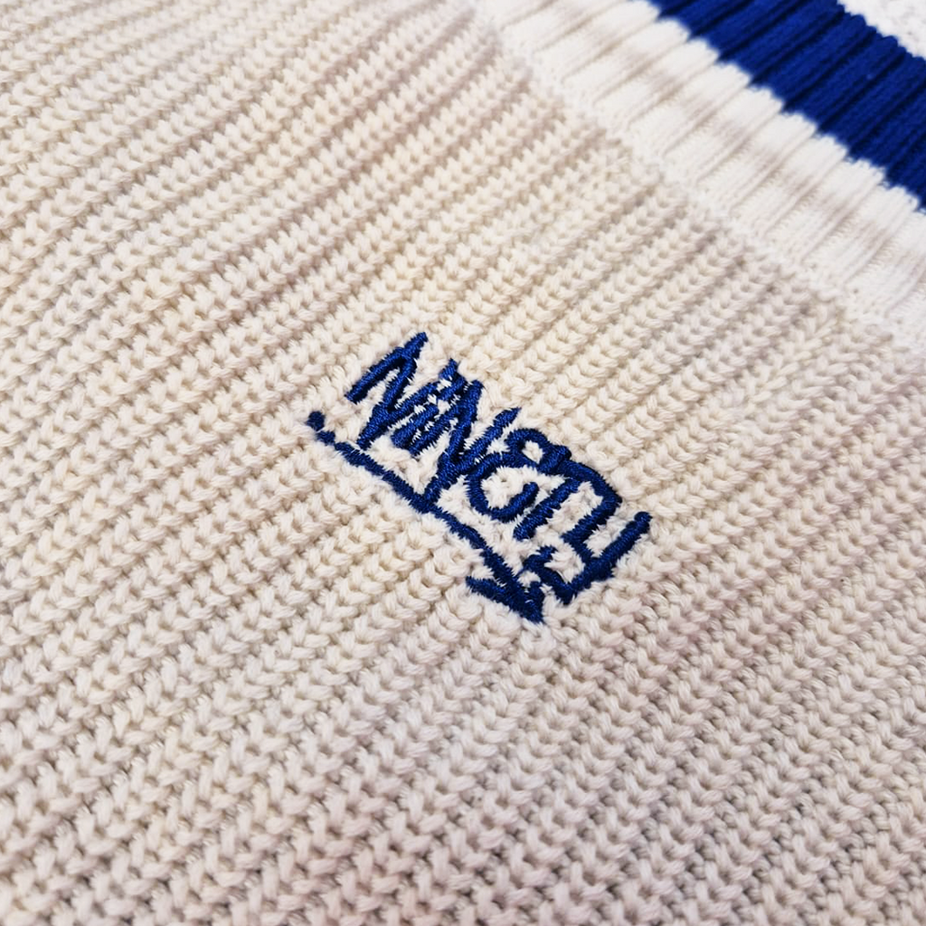 9090 Knit Vest V-Neck Sweater Cotton Vest (L)