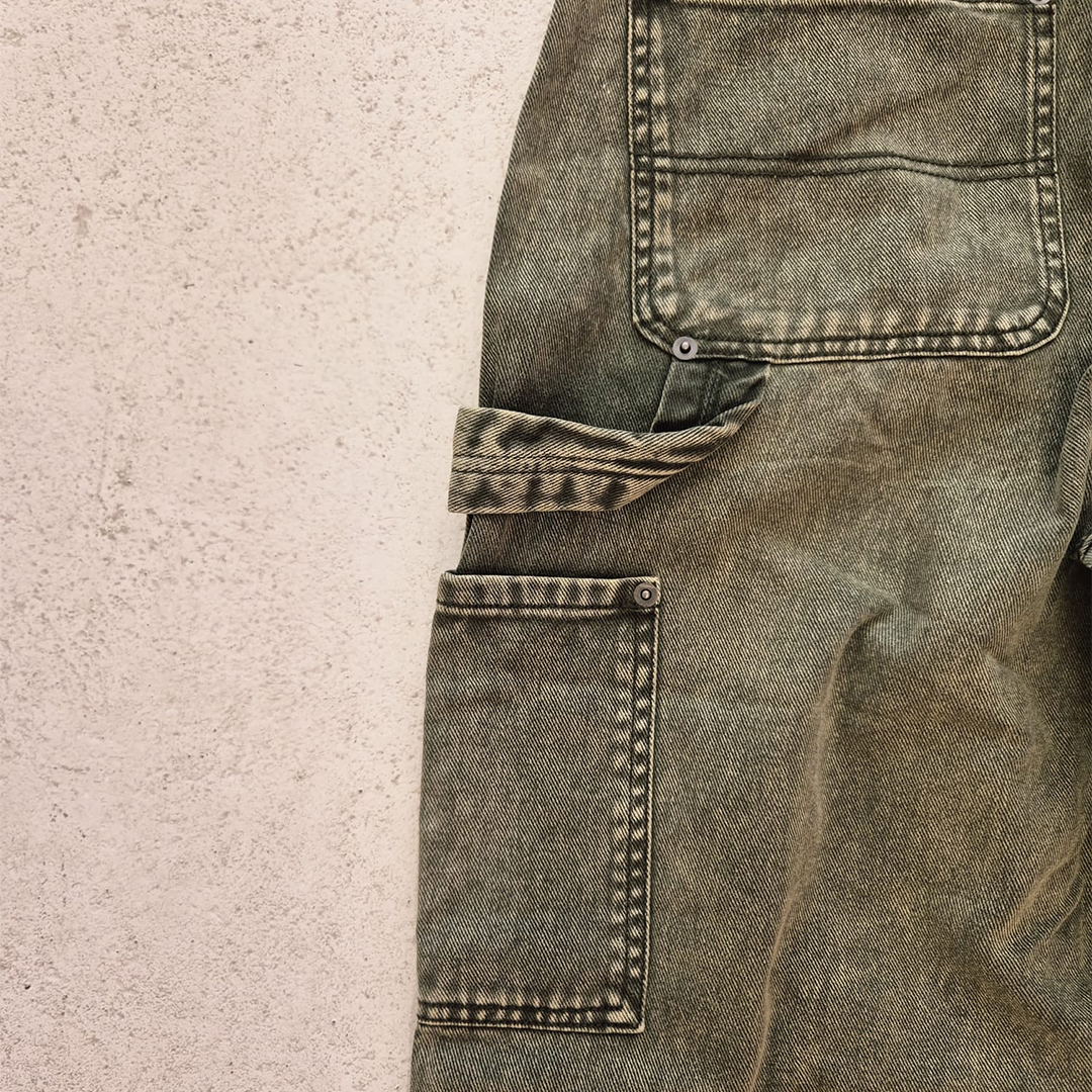 9090 Baggy Green Pants