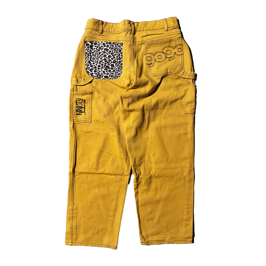 9090 Leopard Mustard Pants (L)