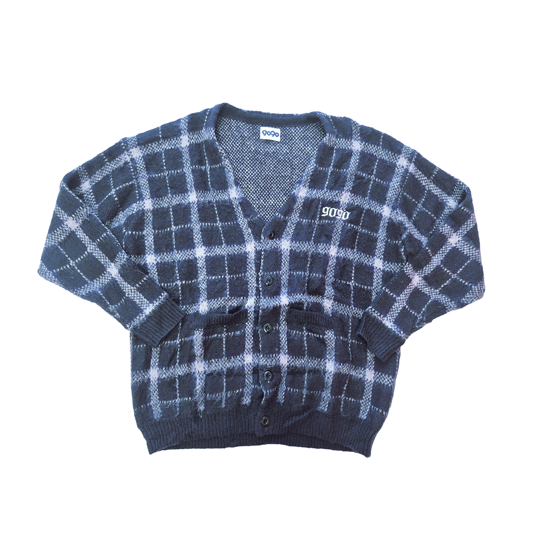 9090 Checked Mohair (L)
