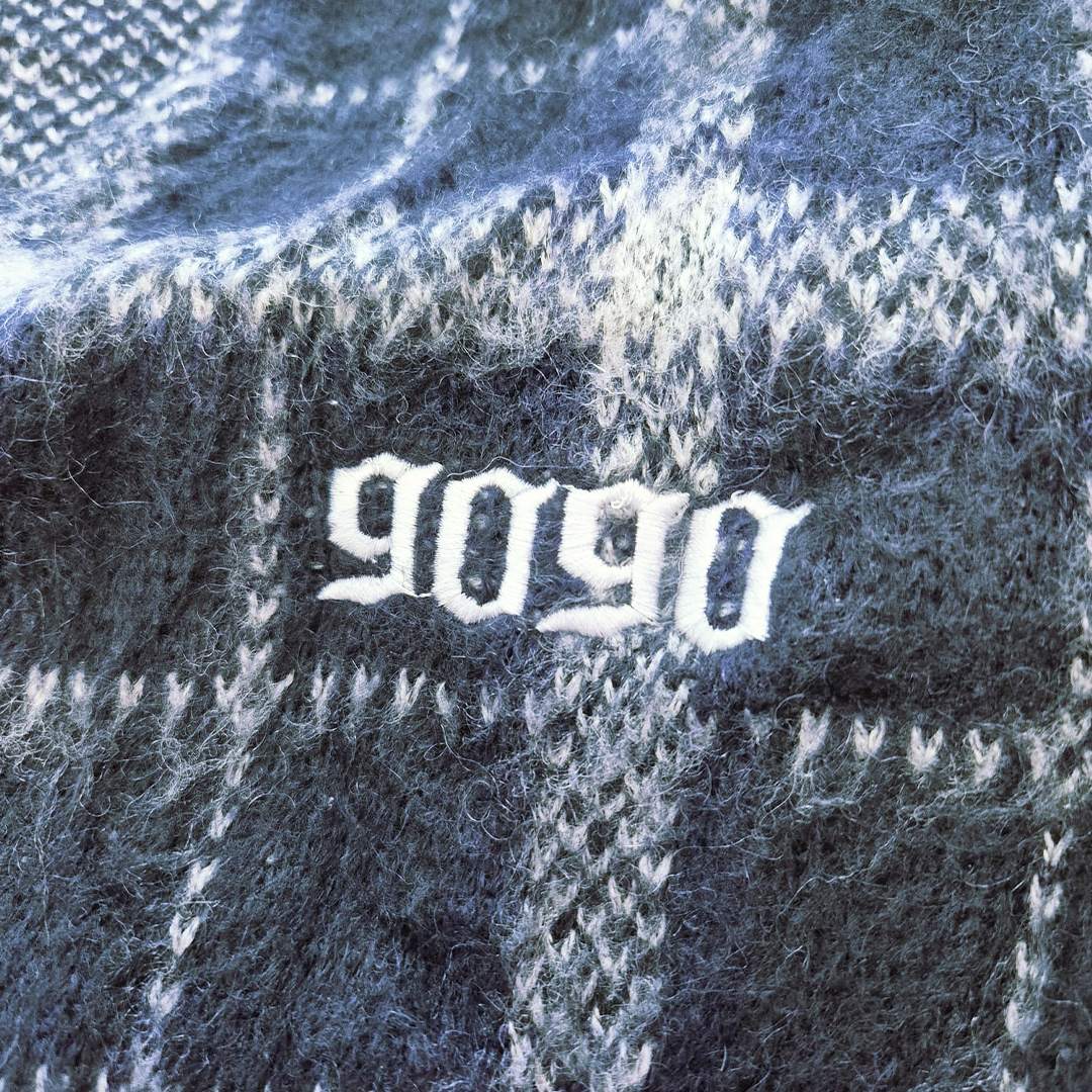 9090 Checked Mohair (L)