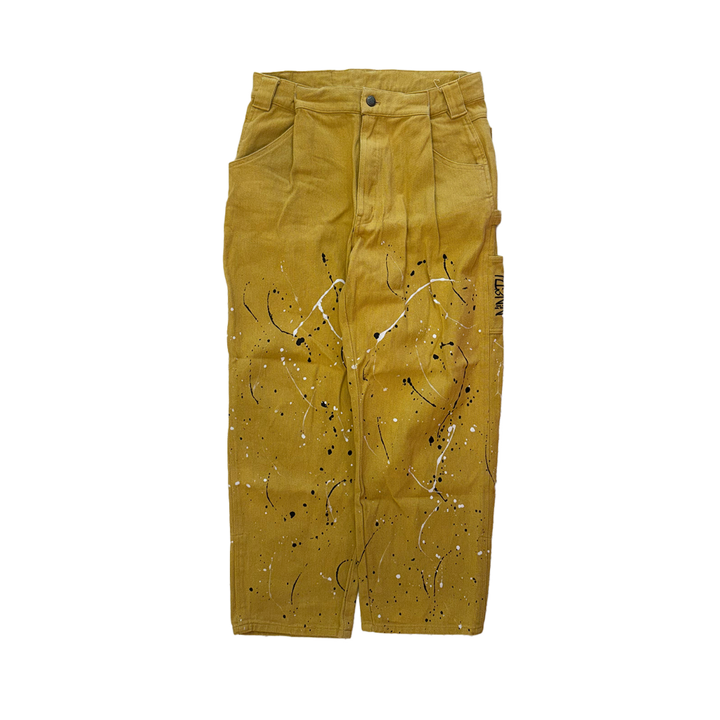 9090 Painters Wide Mustard Pants (L)