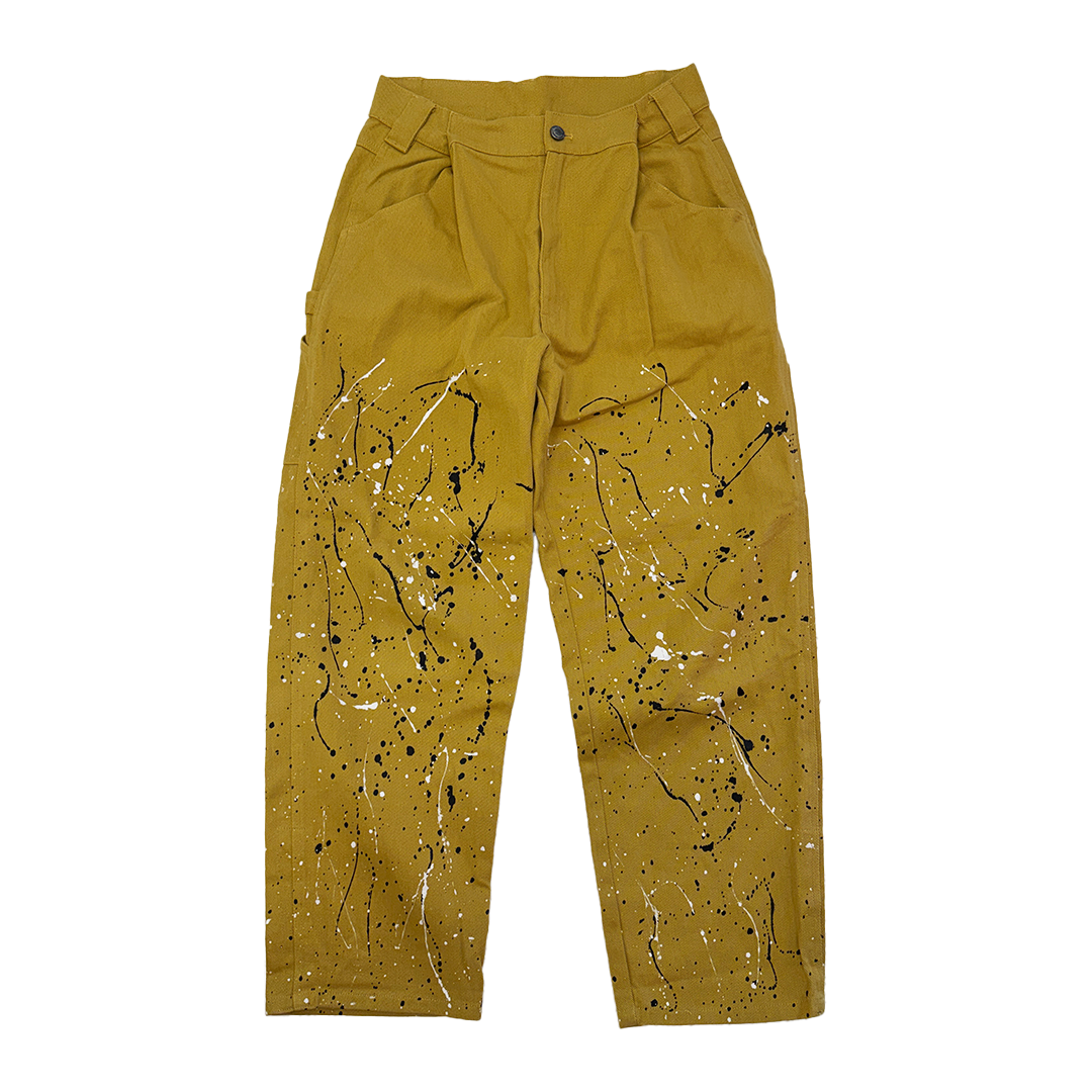 9090 Painted Yellow Pants (M)