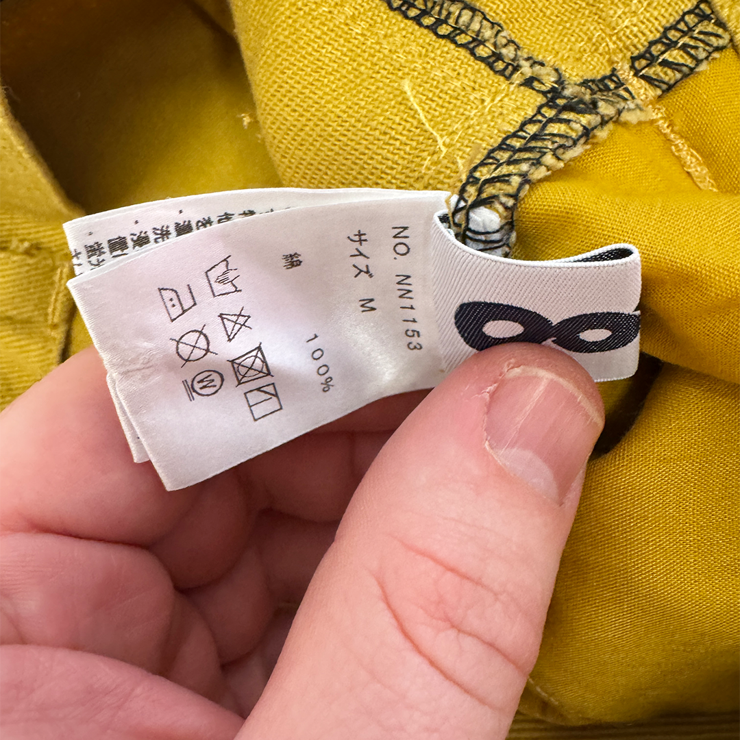 9090 Painted Yellow Pants (M)