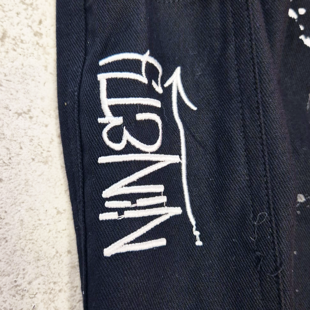 9090 Painters Black Pants (L)