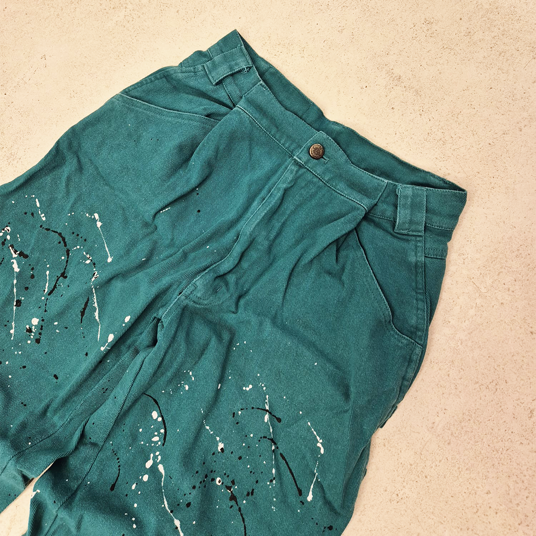 9090 Painters Green Pants (M)