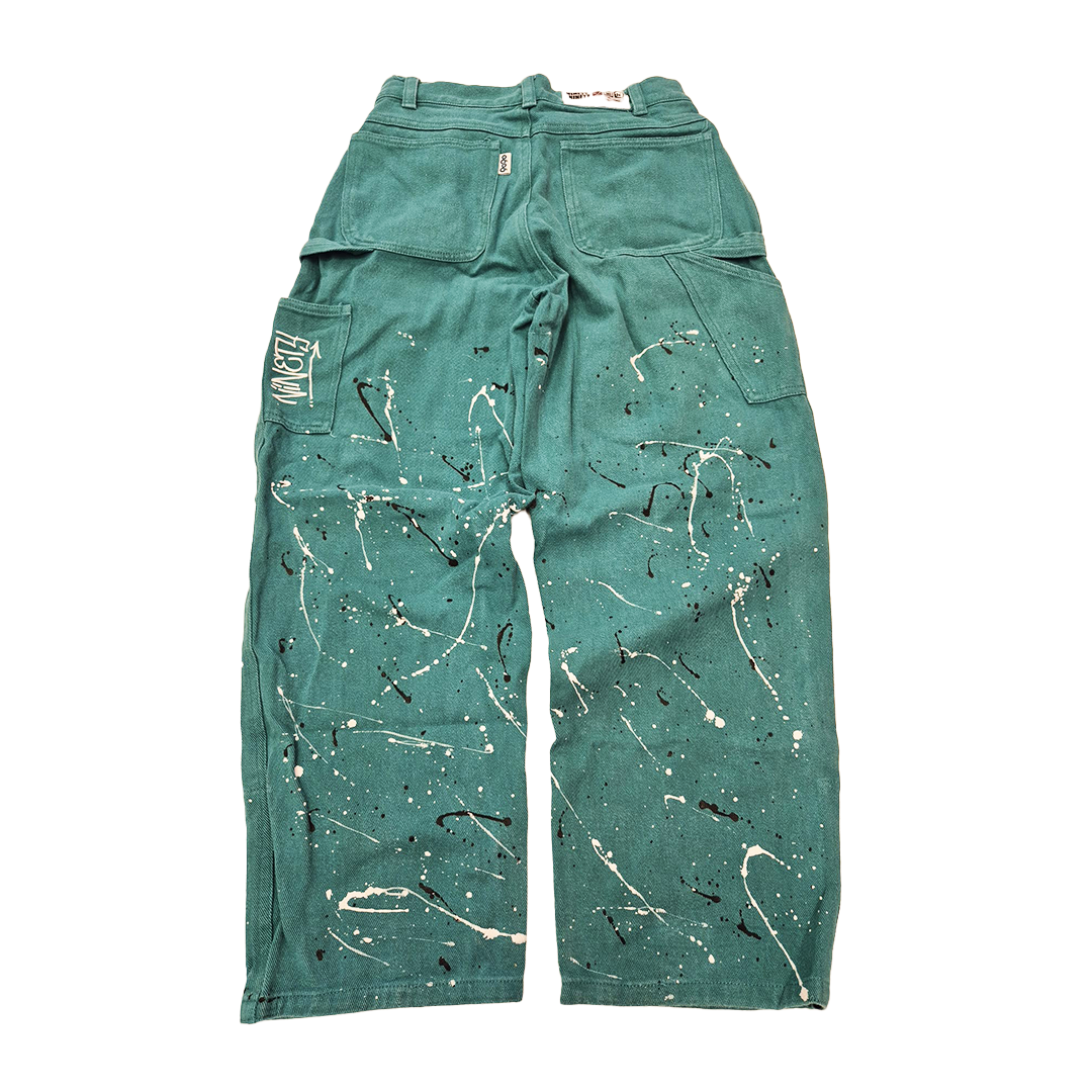 9090 Painters Green Pants (M)