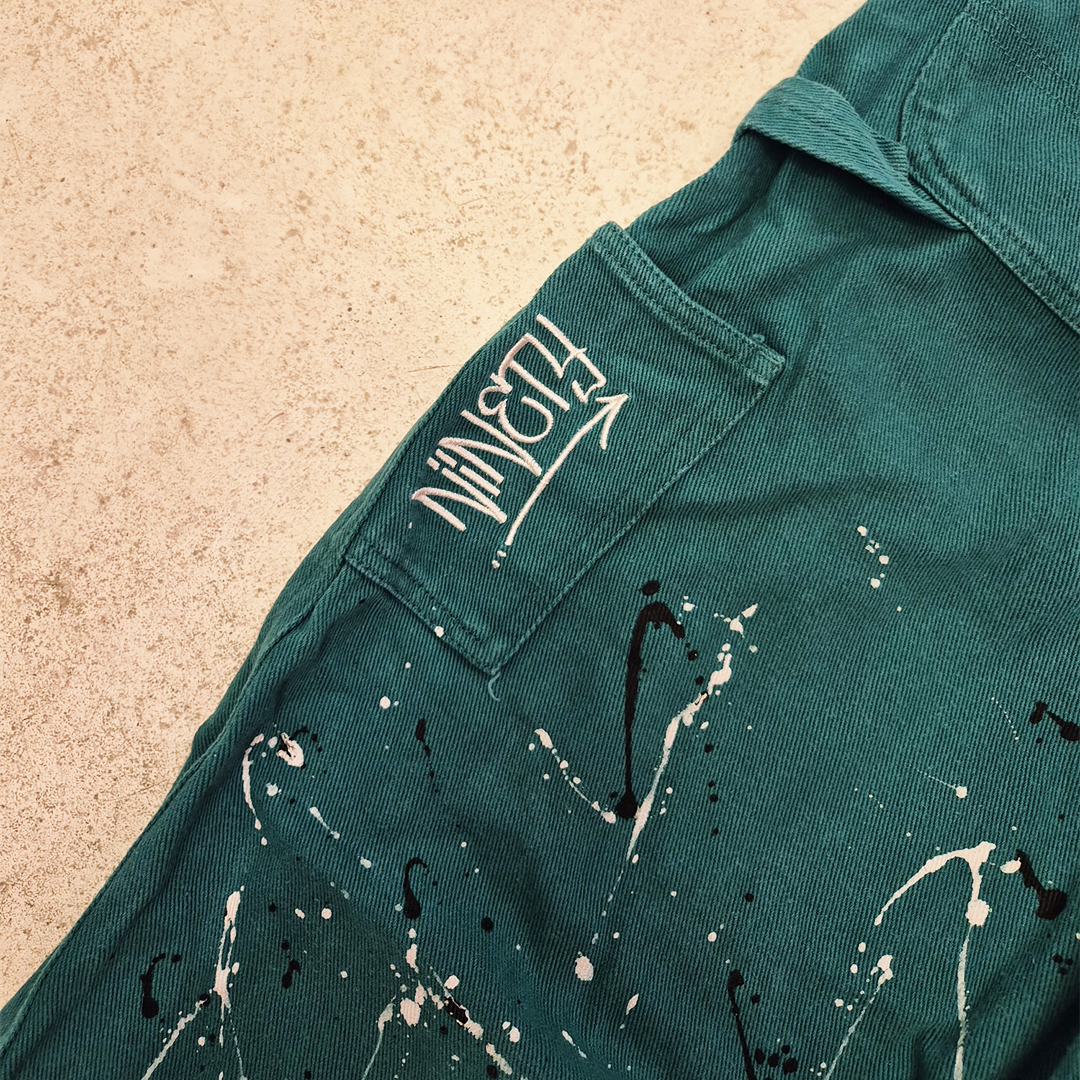 9090 Painters Green Pants (M)