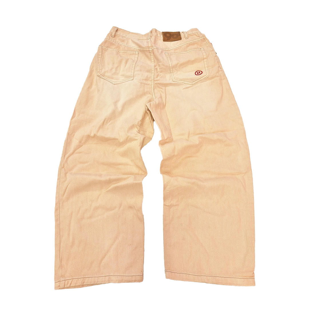 9090 Pink Denim Pants (L)