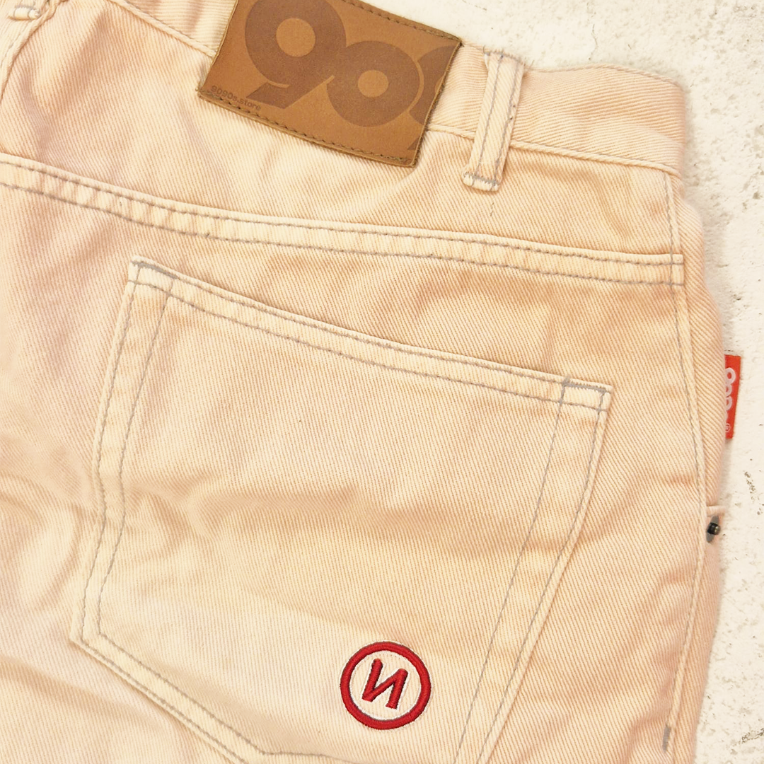 9090 Pink Denim Pants (L)