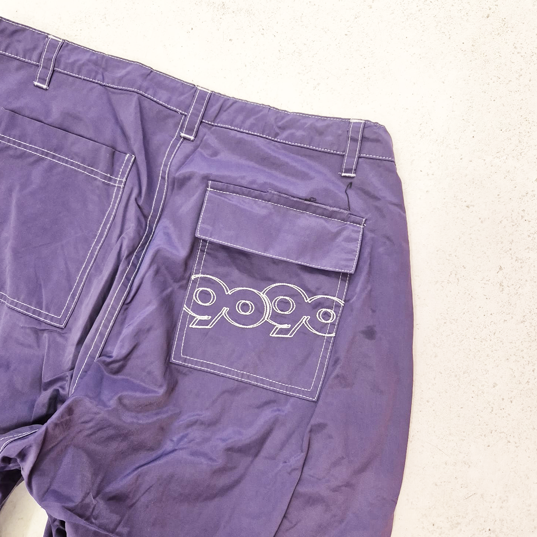 9090 Purple Balloon Track Pants (L)