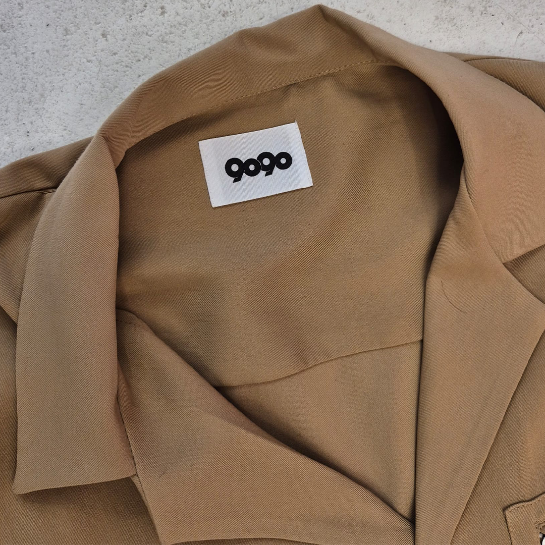 9090 Brown Shirt + Pants Set (One Size)