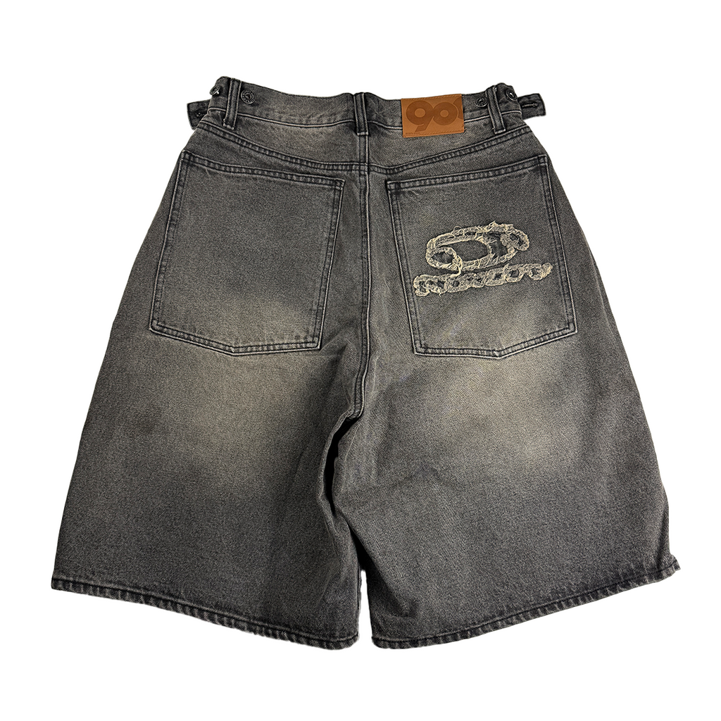 9090 Padded Denim Shorts (M)