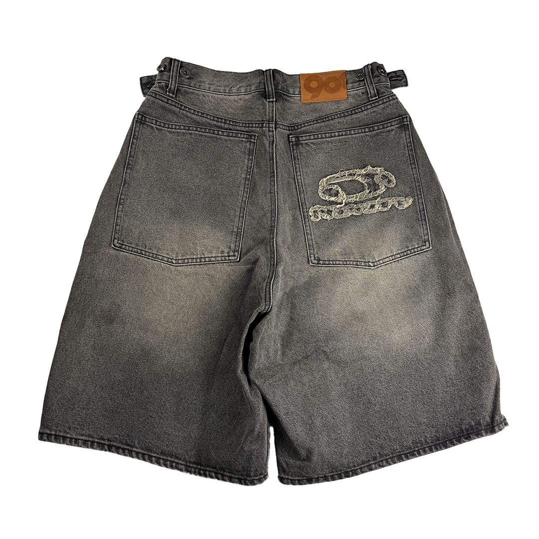 9090 Padded Denim Short (M)