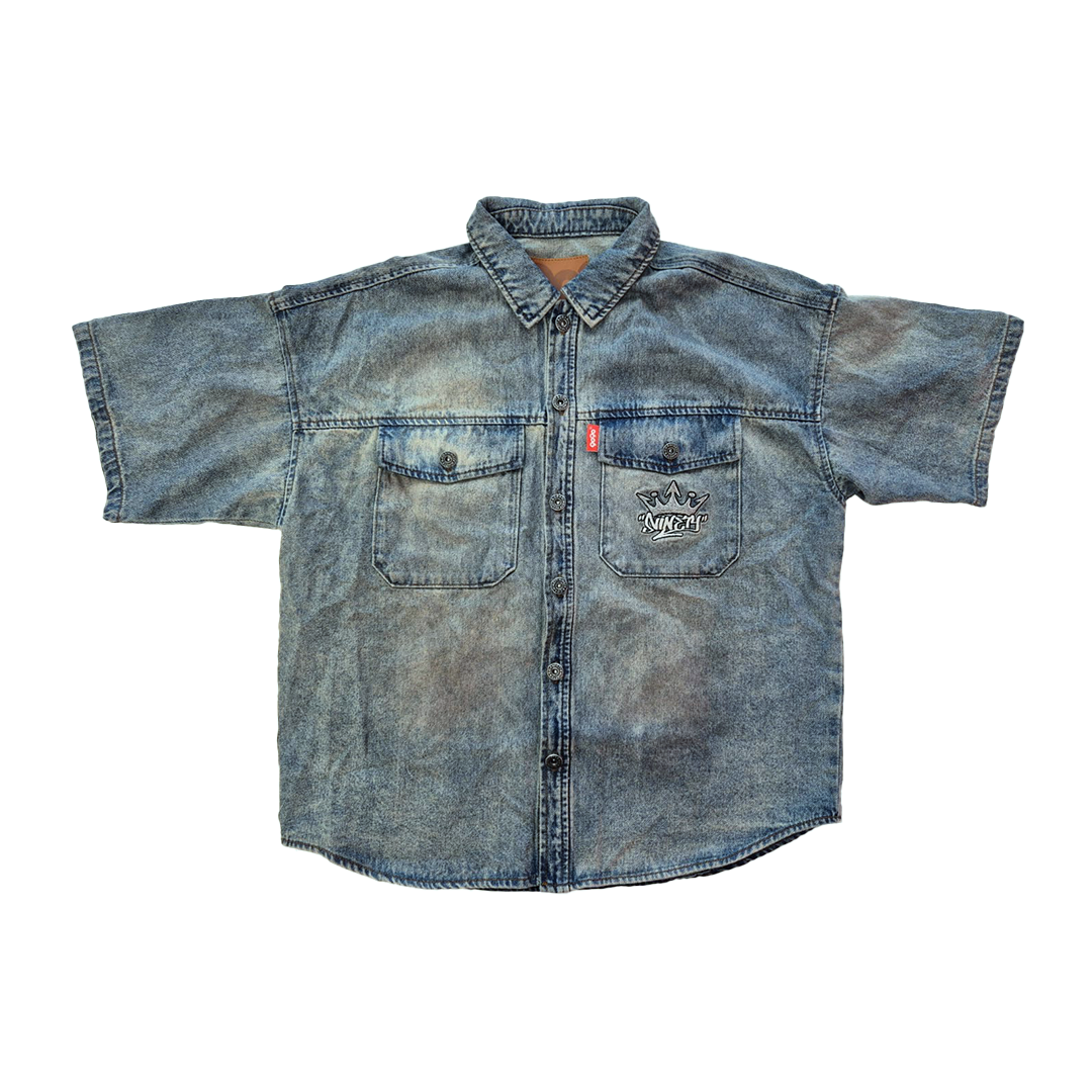 9090 Denim S/S Shirt (M)