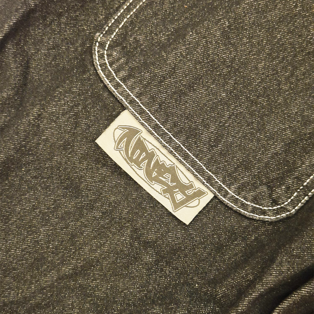 9090 Techno Black Hyper Baggy Pants (L)