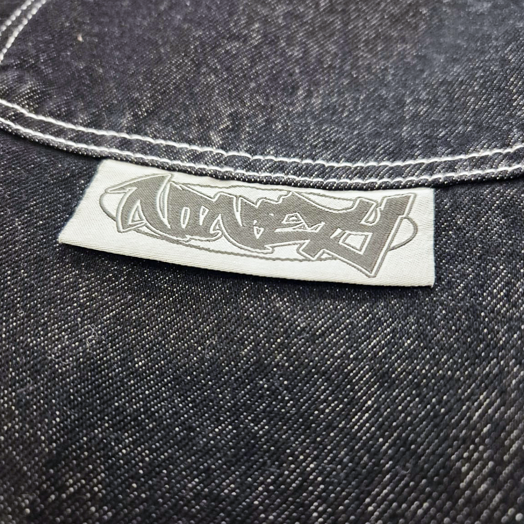 9090 Techno Dark Blue Baggy Pants (M)