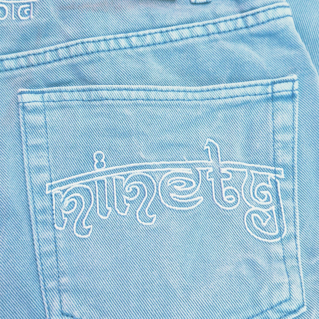 9090 Turquoise Trip Denim (L)