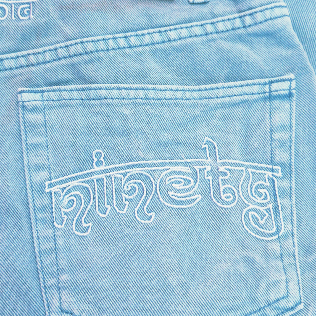 9090 Turquoise Trip Denim (L)