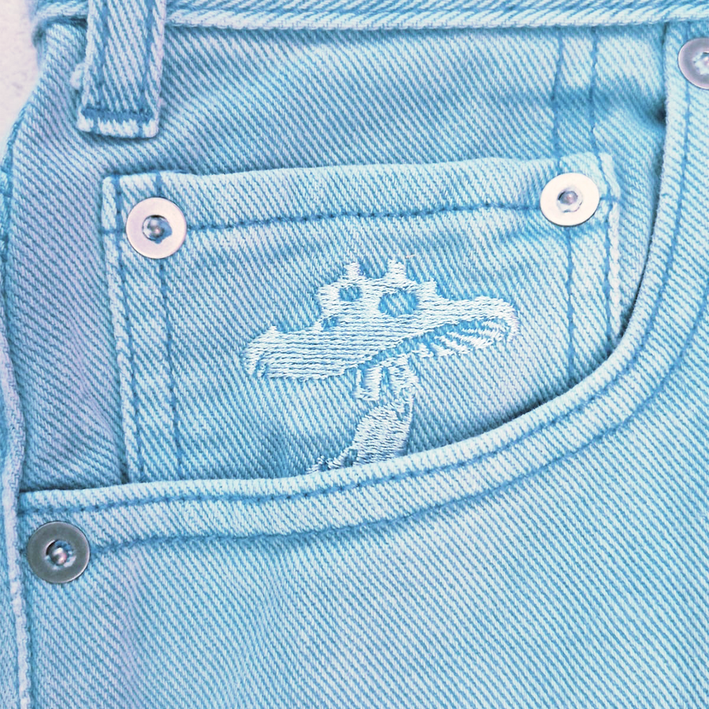 9090 Turquoise Trip Denim (L)
