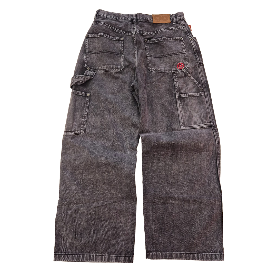 9090 Cargo Double Knee Denim Pants (M)