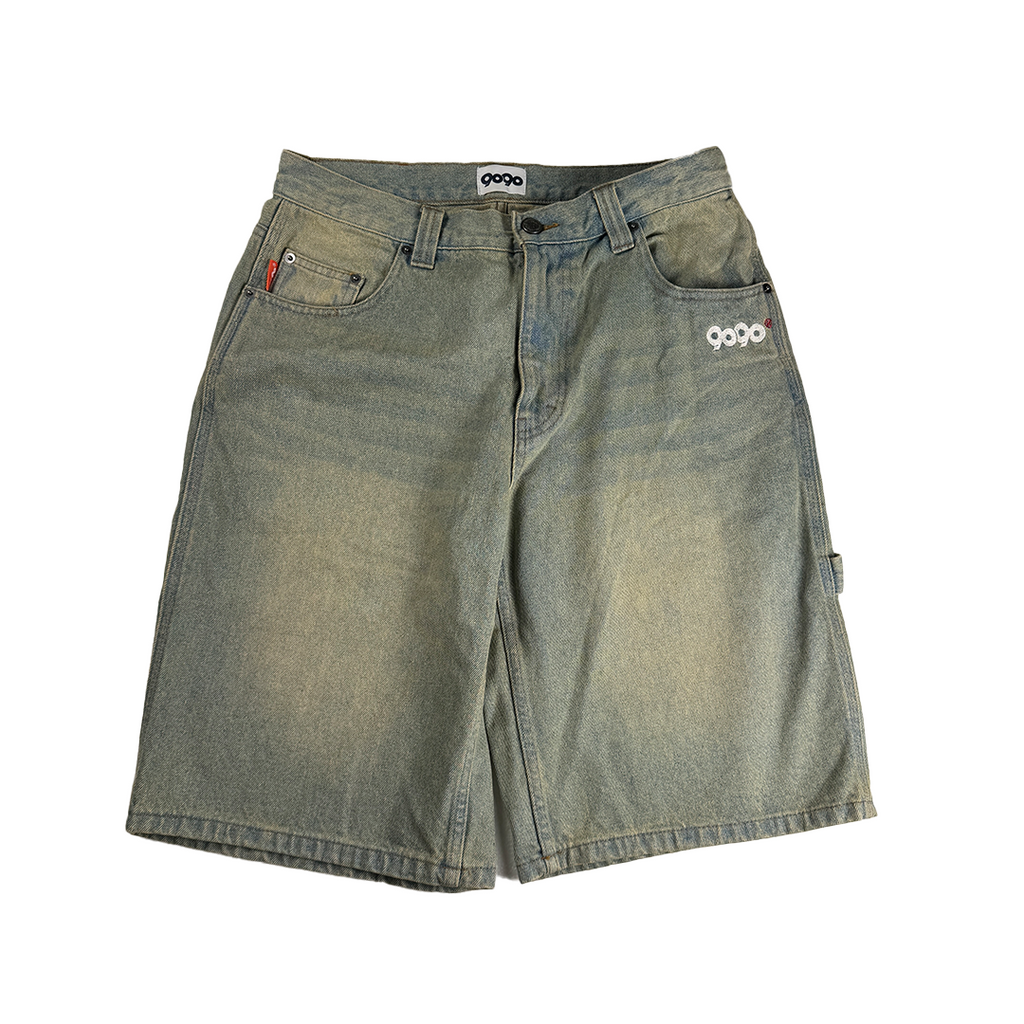 9090 Denim Cargo Shorts (M)