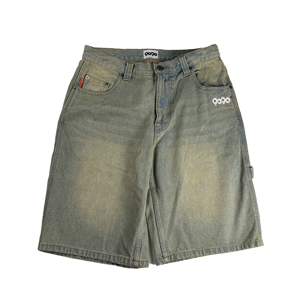 9090 Denim Cargo Shorts (M)