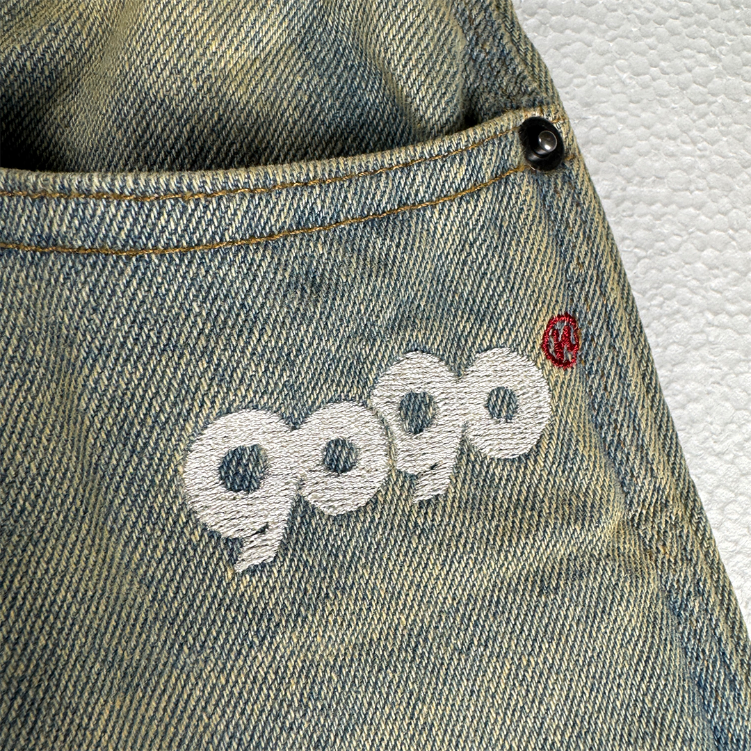 9090 Denim Cargo Shorts (M)