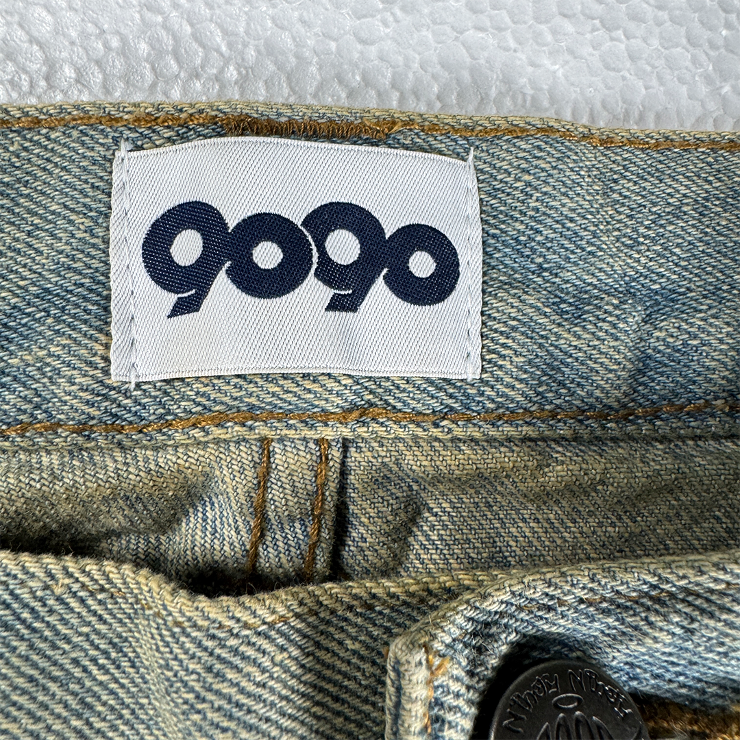 9090 Denim Cargo Shorts (M)