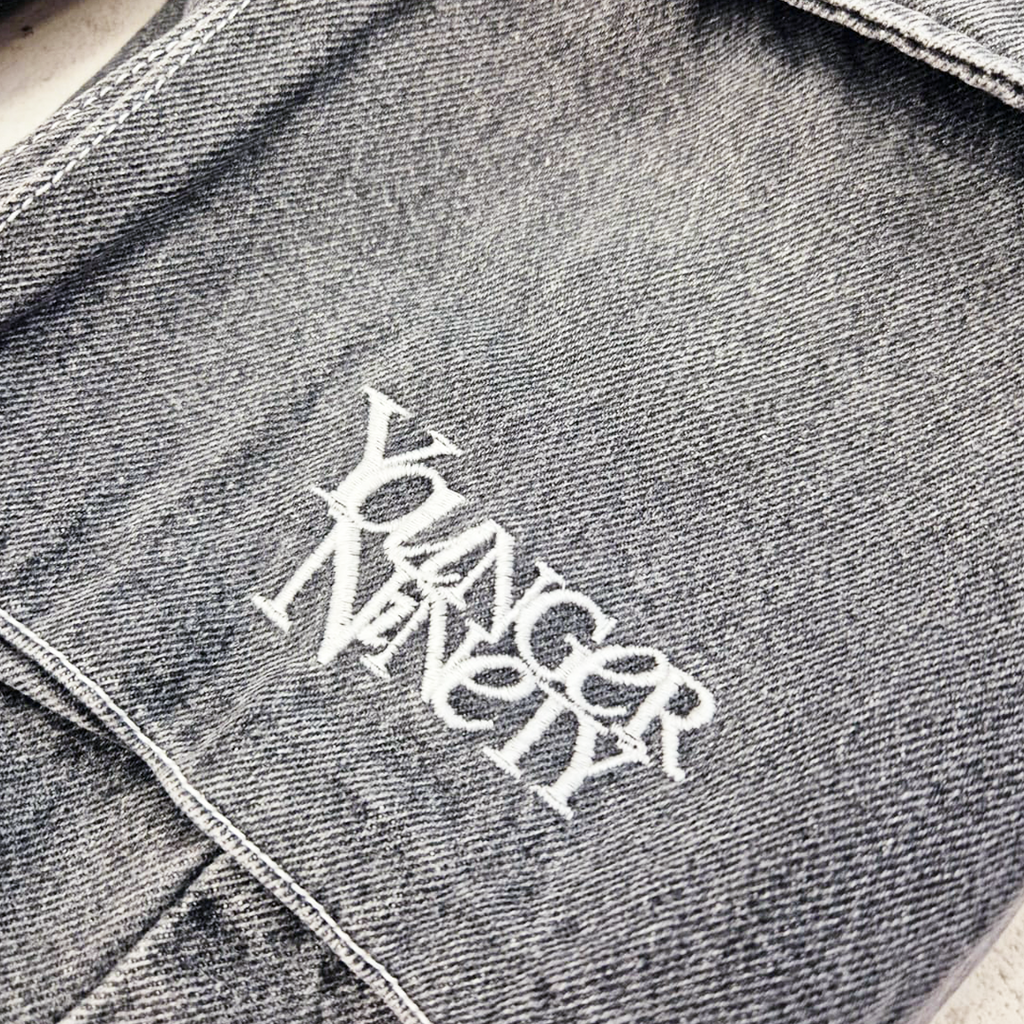 9090 x Younger Song Grey Baggy Pants (L)