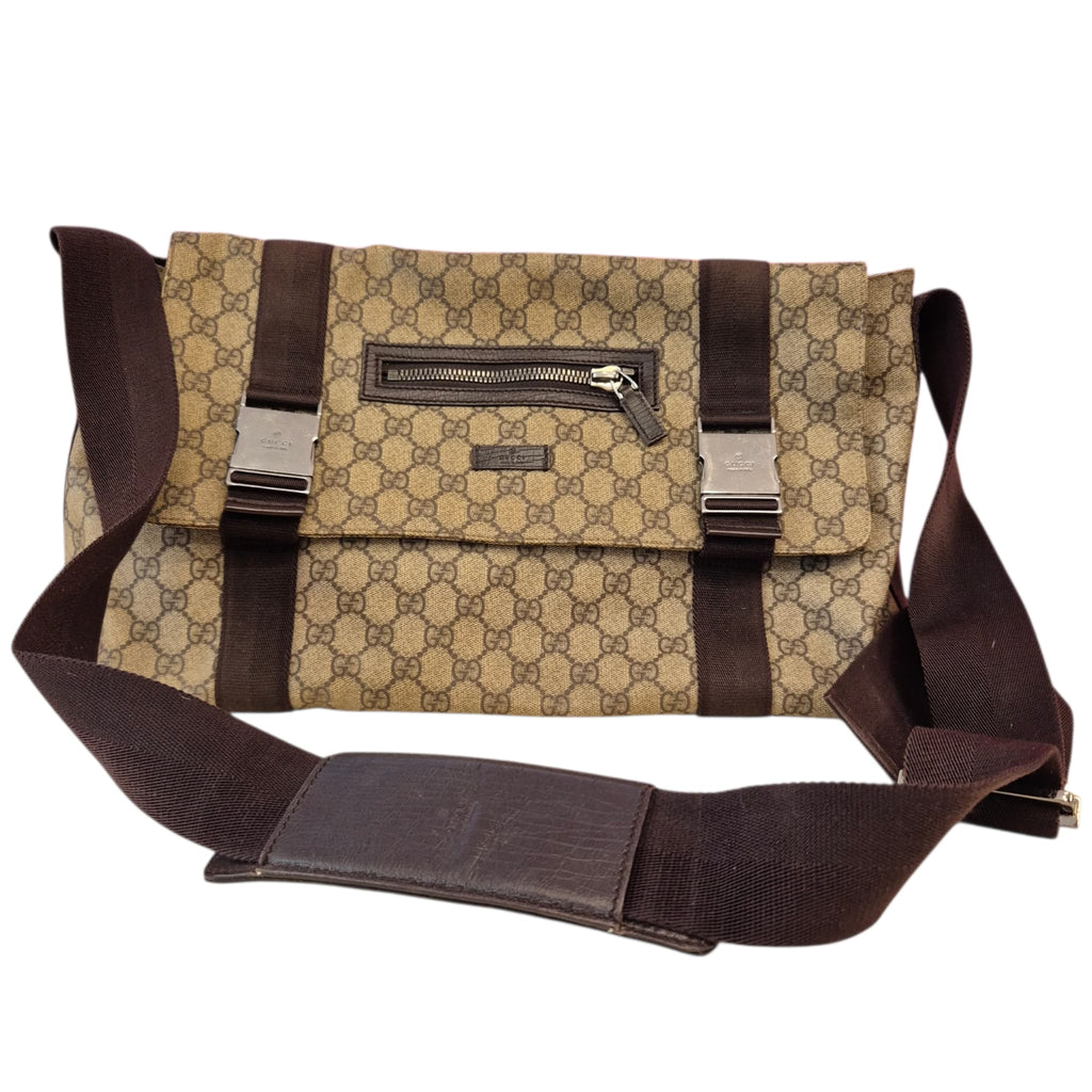 Gucci PVC Brown Crossbody Bag