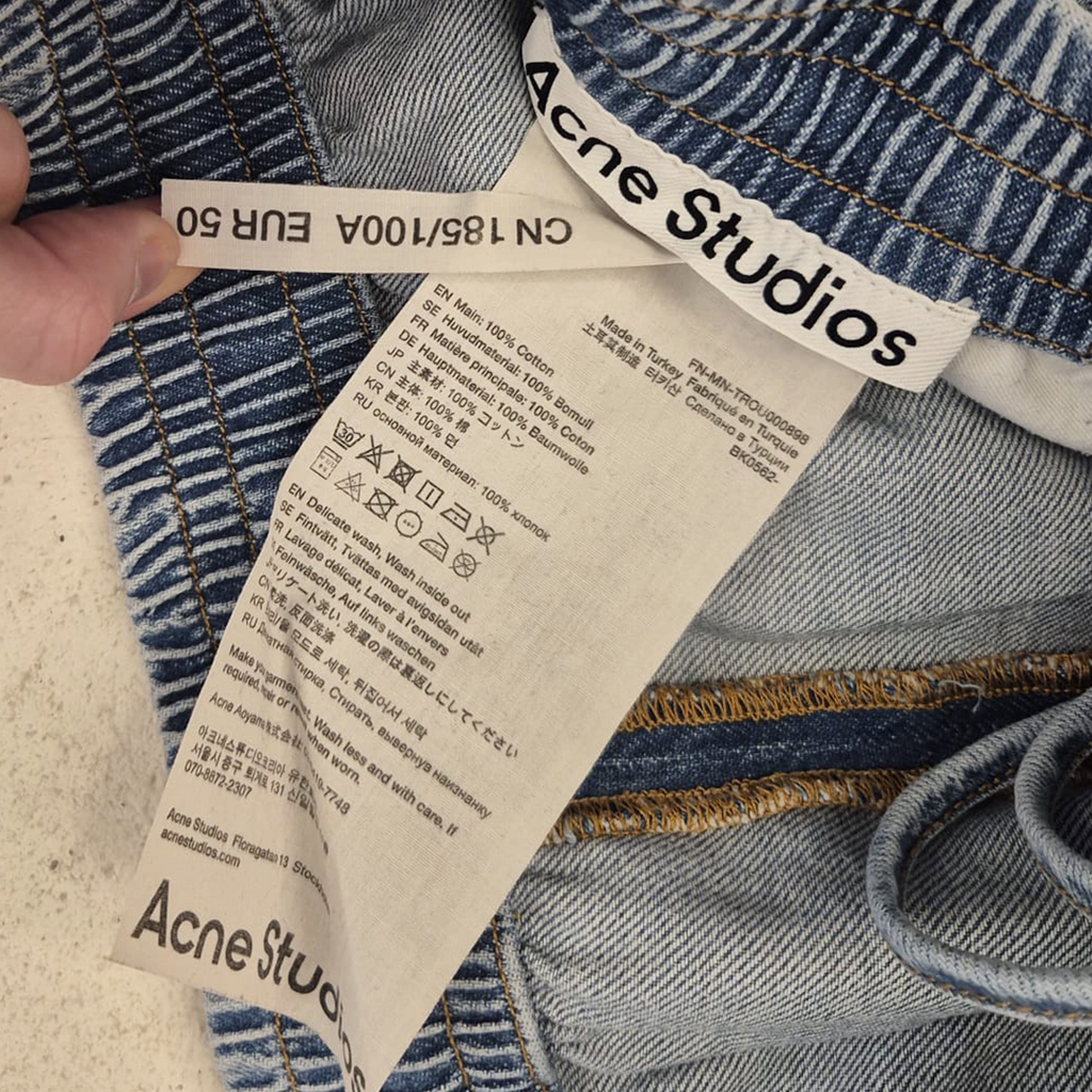 Acne Studio Light Decontract Blue Pants (L)