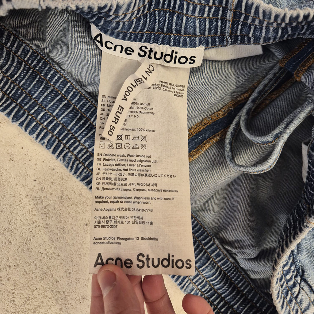 Acne Studio Light Decontract Blue Pants (L)