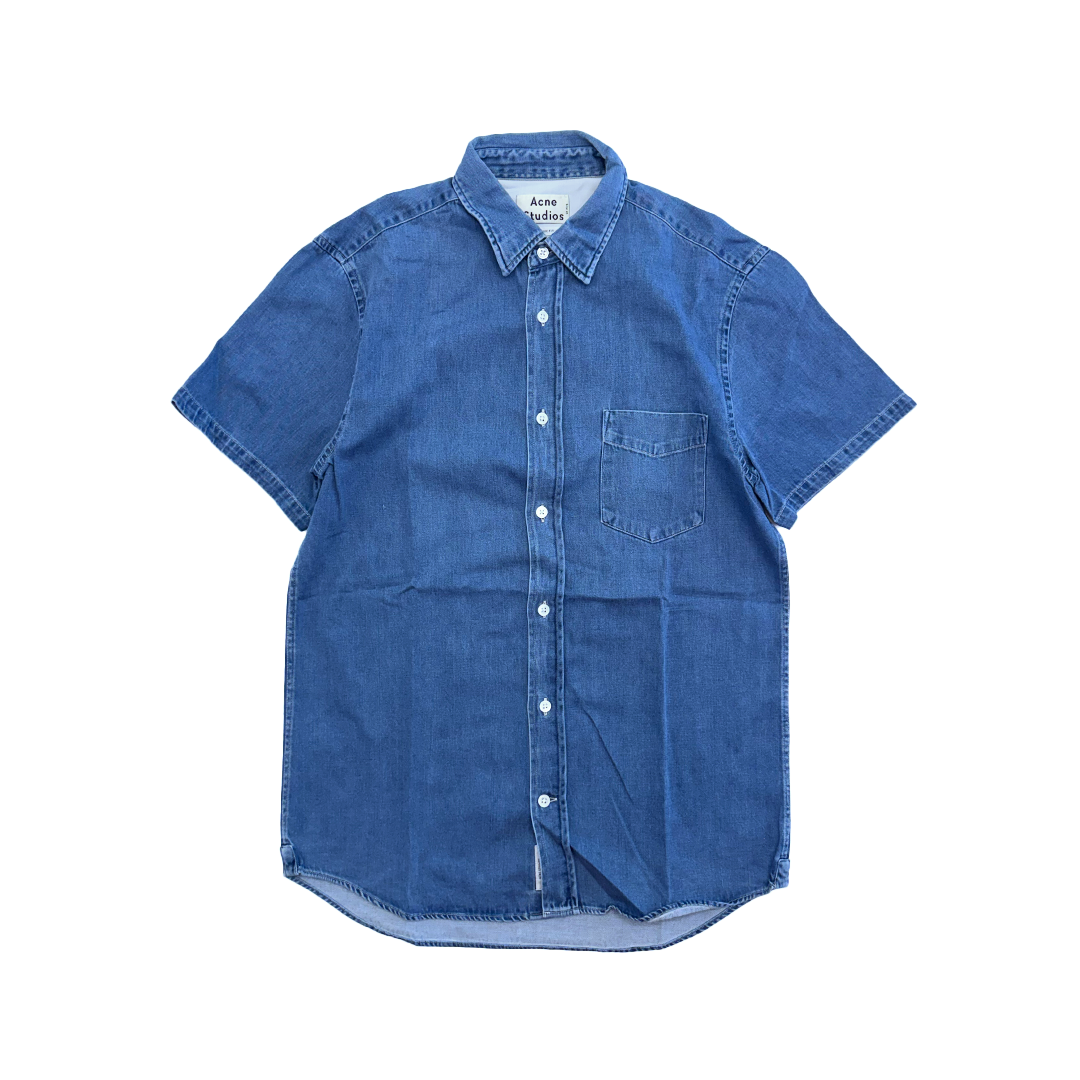 Acne Studios Denim Isherwood Densh S/S Shirt (M)