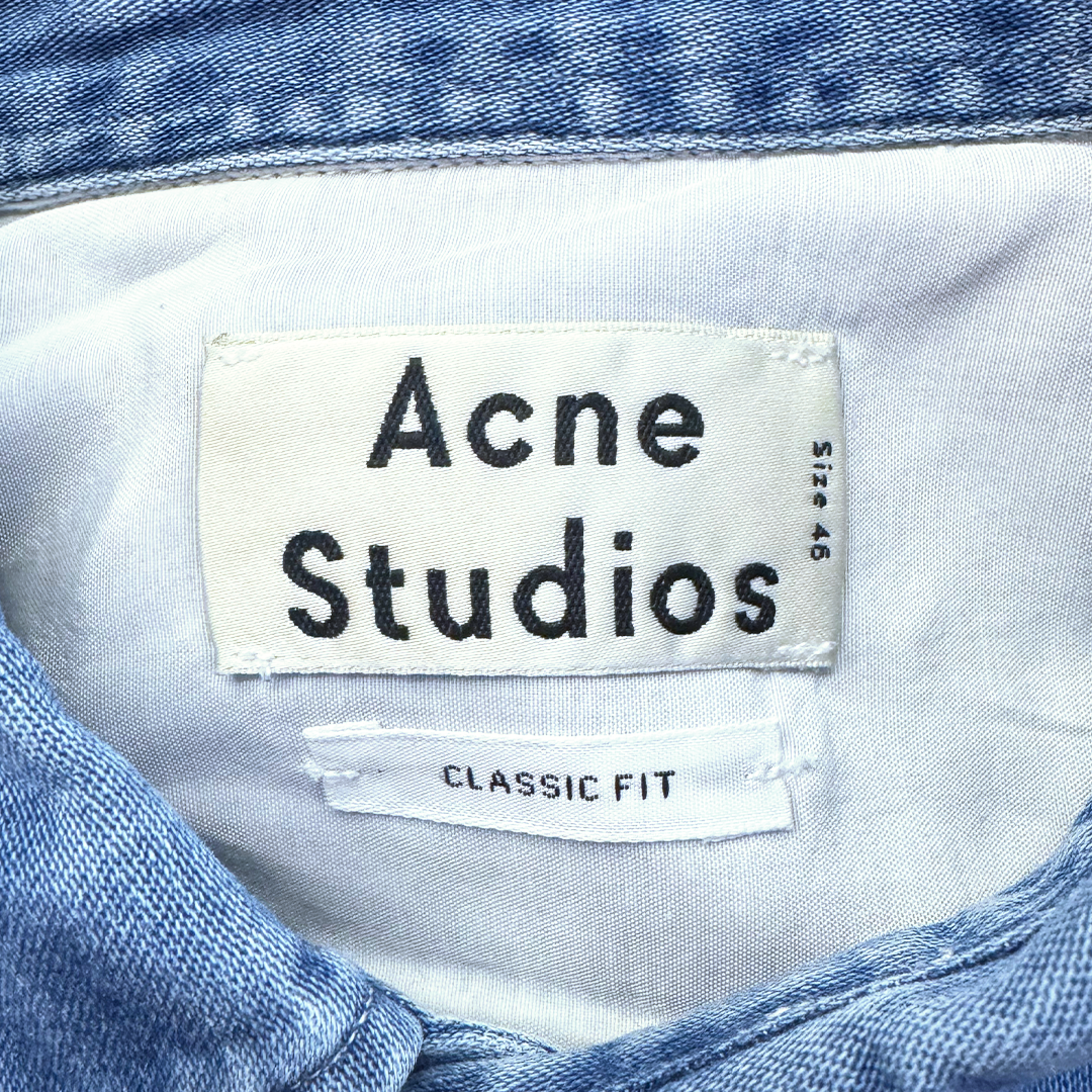 Acne Studios Denim Isherwood Densh S/S Shirt (M)