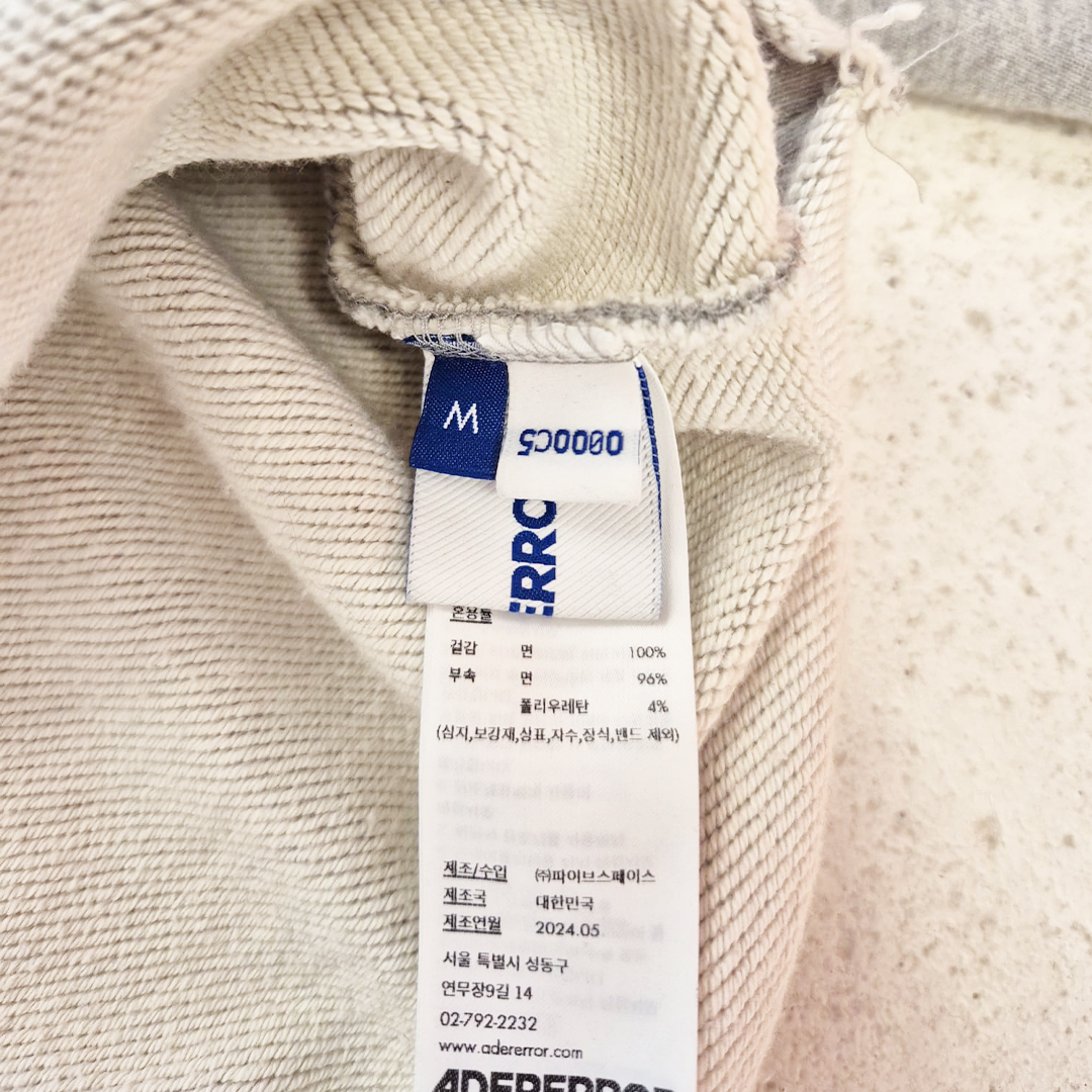 Ader Error Grey Sweater (M)