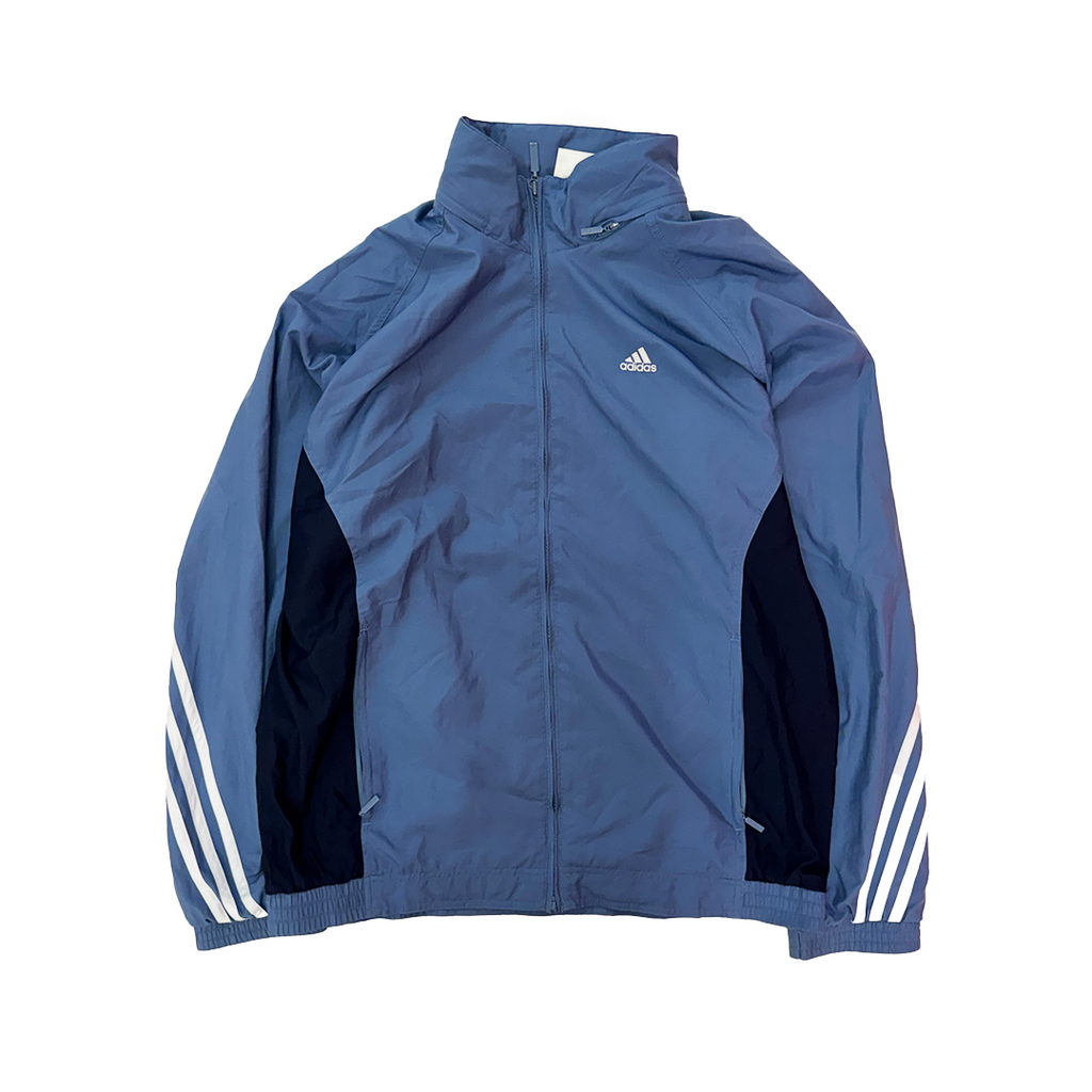 Adidas Blue Vintage Track Sweater (L)