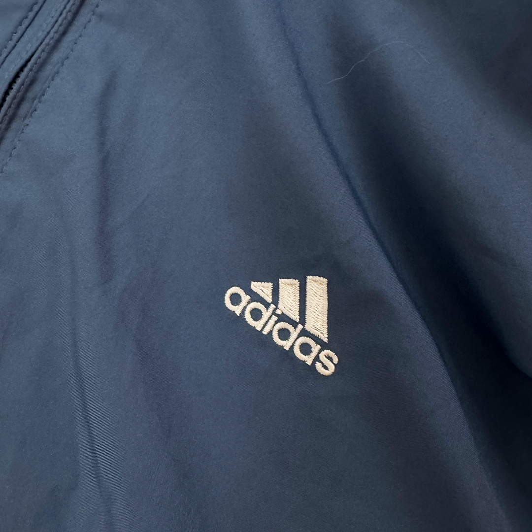 Adidas Blue Vintage Track Sweater (L)