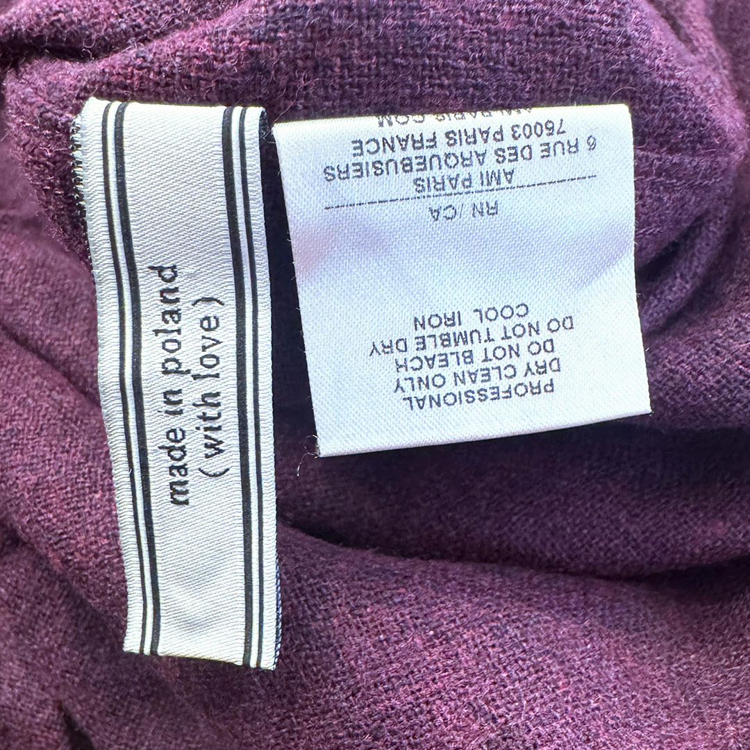 AMI Plum L/S Button Up Shirt (39/M)