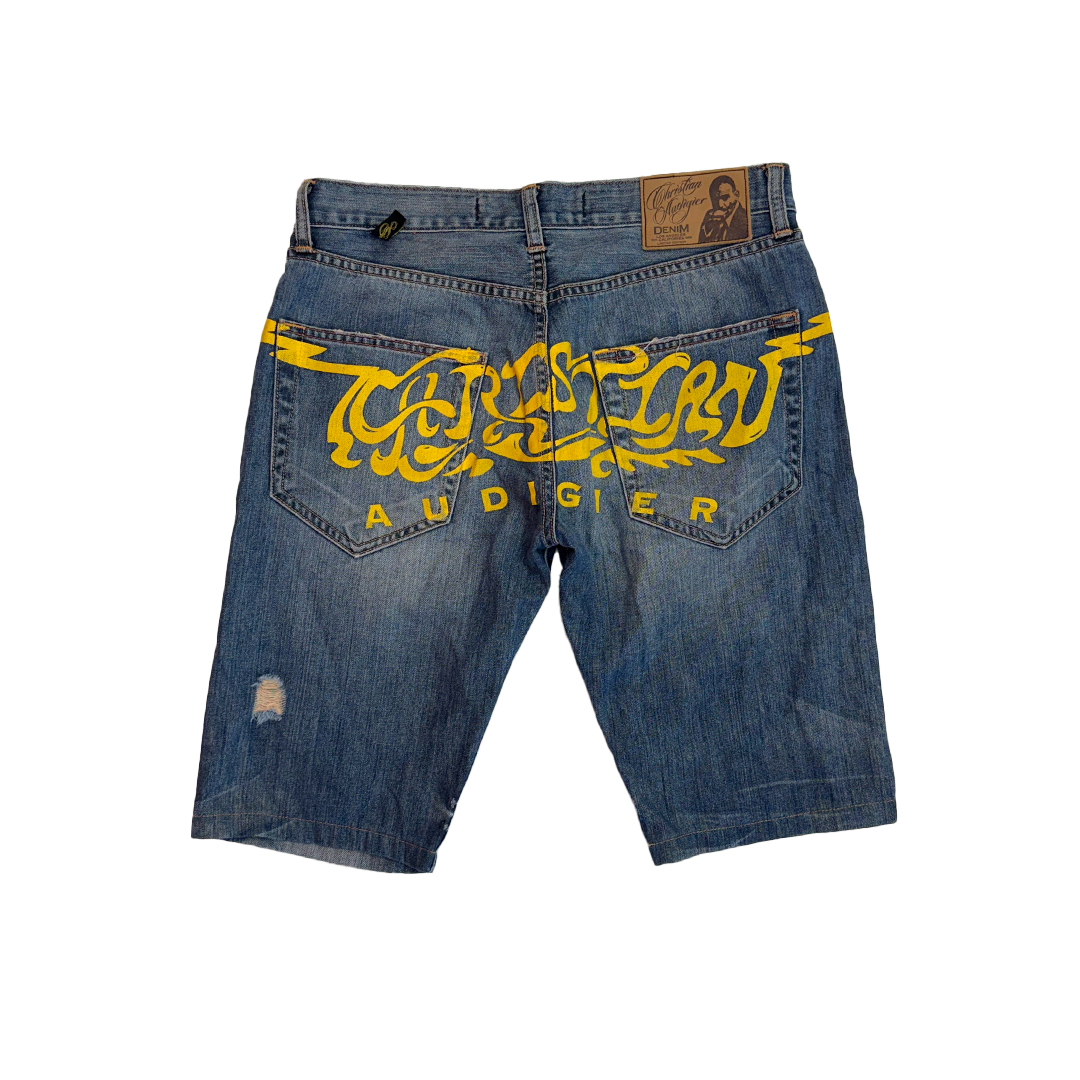 Audigier Big Logo Denim Short (32)