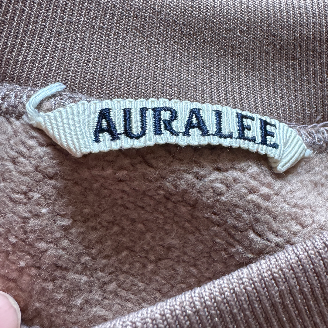 Auralee Baggy Polyester Sweat P/O (Size 5)