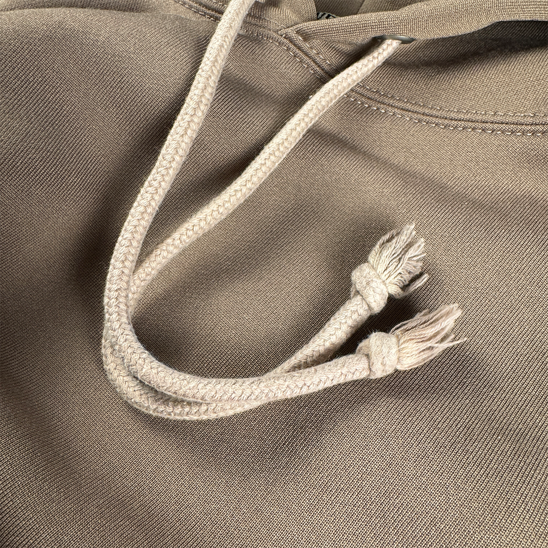 Auralee Taupe Brown Baggy Polyester Hoodie (4 - M/L)