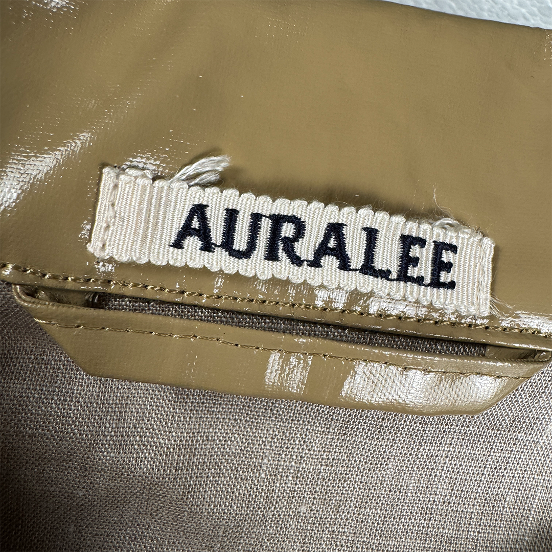 Auralee Linen Enamel Blouson Jacket Beige (3 - L)