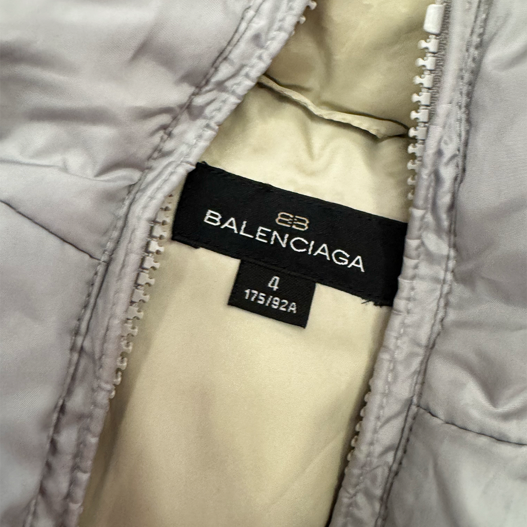 Balenciaga Vintage Grey Puffer Jacket (4 - 175/92A)