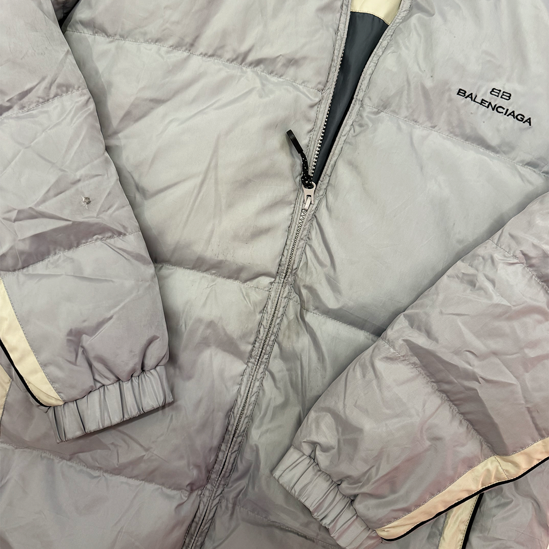 Balenciaga Vintage Grey Puffer Jacket (4 - 175/92A)