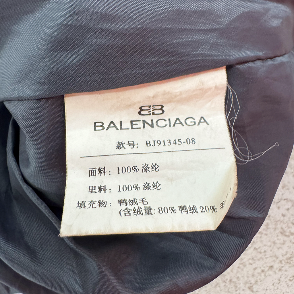 Balenciaga Vintage Grey Puffer Jacket (4 - 175/92A)