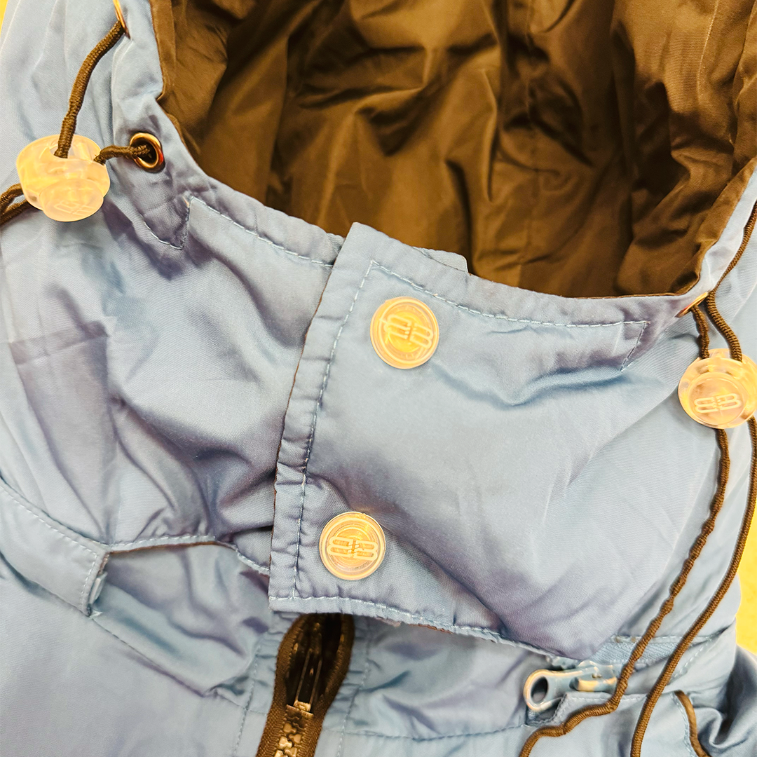 Balenciaga Reversible Vintage Black and Blue Puffer Jacket (180/92A - S)